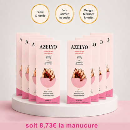 Kit Ongles UV Azelyo – 8 Designs